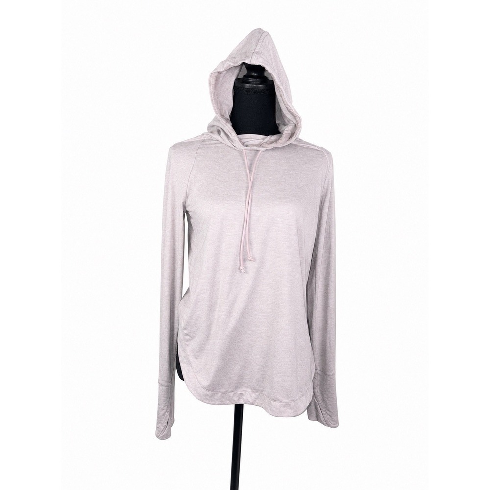 Athleta Uptempo Hoodie Sweatshirt Xs Purple Performance Pullover Activewear Top